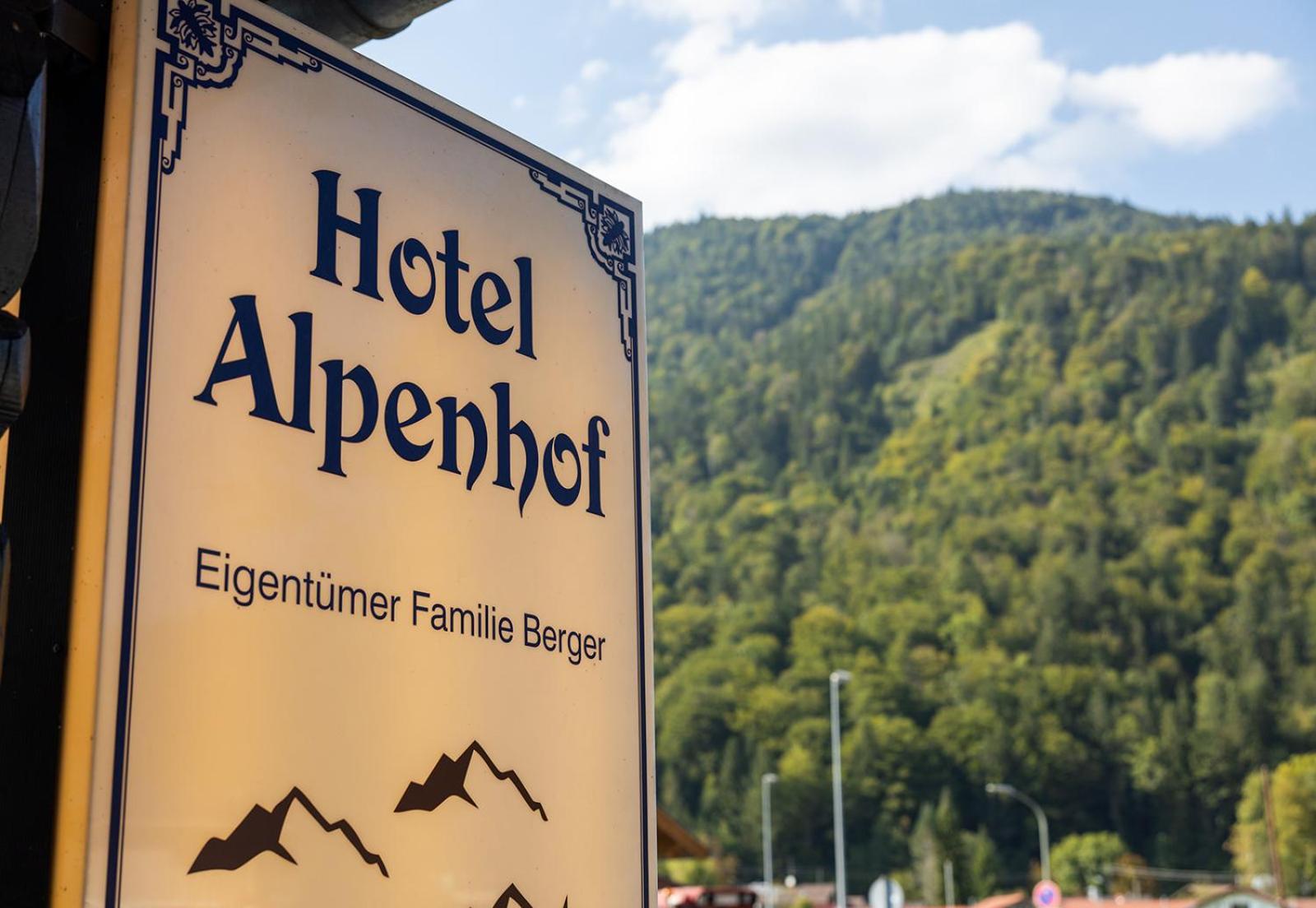 Hotel Alpenhof Оберау Экстерьер фото